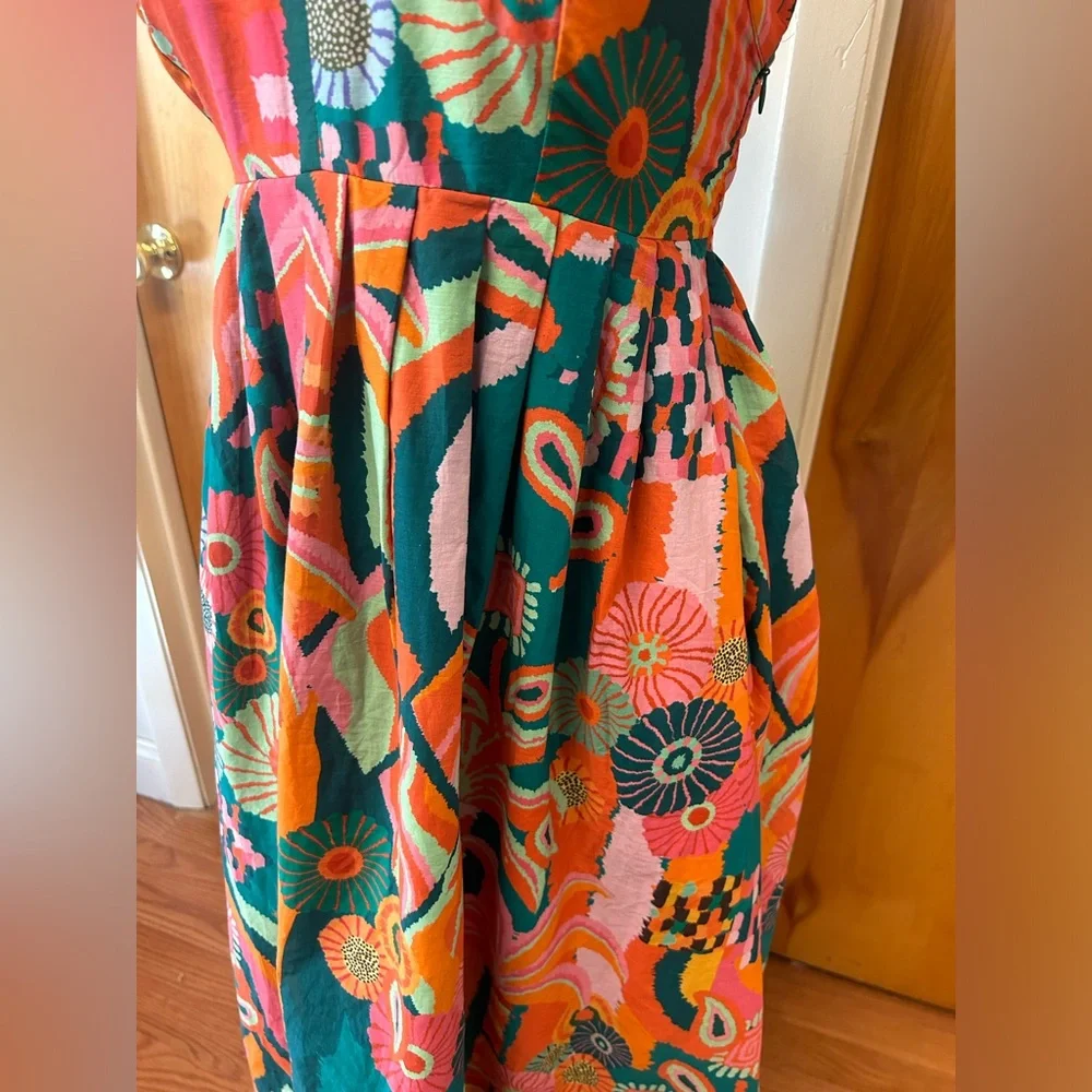 Farm Rio for Anthropologie floral cotton maxi dress new with tags - Picture 3 of 8